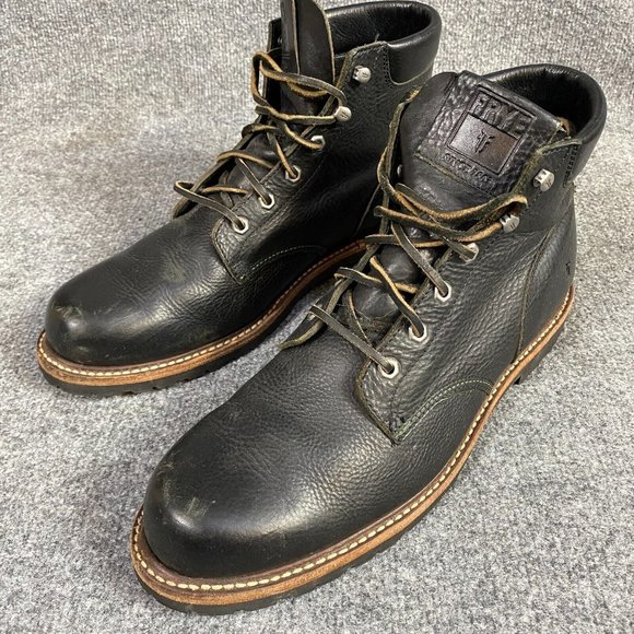 Frye Other - Frye Dakota Mens Boots 12 Black Leather Speed Lace Goodyear Welt